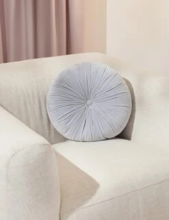 Monroe Velvet Round Pillow -Lulu Andgeorgia Shop 20210120 soft deco product lifestyle1506 v2 site crop bb961648 ddc3 4c4b 9719 ec45d507fe5e