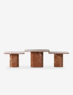Linari Marble Nesting Coffee Table (Set Of 3) -Lulu Andgeorgia Shop 229607 001 FRT 1