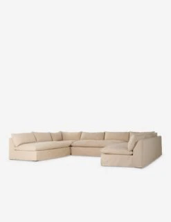 Decima 5-Piece Slipcover Sectional Sofa -Lulu Andgeorgia Shop 237691 001 PRM 2