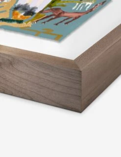 Masked (in Blue) Wall Art By Caroline Pinney -Lulu Andgeorgia Shop 245417 001 DET 1