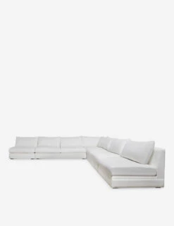 Winona Armless Corner Sectional Sofa 24 Winona Armless Corner Sectional Sofa -Lulu Andgeorgia Shop 34 WinonaArmless5PieceCornerSectional WhitePerformance 12839 2