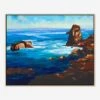 Blue Seascape Wall Art By Sara Brown 6 Blue Seascape Wall Art By Sara Brown -Lulu Andgeorgia Shop 52GCSB0049 OG FR 36PM51481