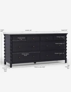 Topia 8-Drawer Dresser By Ginny Macdonald -Lulu Andgeorgia Shop 9 Topia6DDresser Black16770