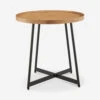 Gweneth Round Side Table -Lulu Andgeorgia Shop 90276 OAK 01 1