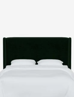 Adara Headboard -Lulu Andgeorgia Shop AdaraHeadboard EmeraldVelvet 431FMHRVLVEMR 1