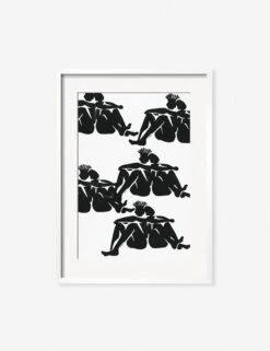 Over Here Print By Adrian Brandon -Lulu Andgeorgia Shop AdrianOverHereWhiteFrame