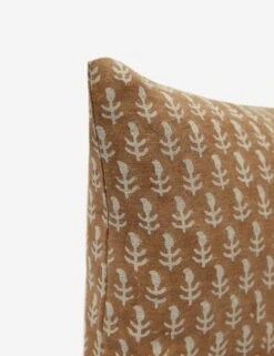 Agnes Linen Pillow -Lulu Andgeorgia Shop AgnesLinenLumbarPillow Rust A0654998B 17411