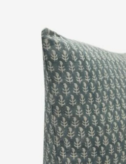 Agnes Linen Pillow -Lulu Andgeorgia Shop AgnesLinenPillow Blue A0654999B 17432