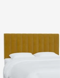 Aliyah Headboard -Lulu Andgeorgia Shop AliyahHeadboard CitronellaVelvet 3650TMNCCTRNLL