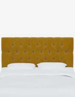 Amarise Headboard -Lulu Andgeorgia Shop AmariseHeadboard CitronellaVelvet 540TMNCCTRNLL 1