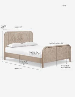 Brooke Platform Bed -Lulu Andgeorgia Shop ArchBed Queen 0600King