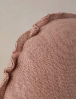 Arlo Linen Round Pillow -Lulu Andgeorgia Shop ArloLinenPillow Terracotta Round A0657498 1344 1