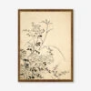 Autumn Flowers And Grasses Print By Miyazaki Yūzen -Lulu Andgeorgia Shop AutumnFlowersBronzeGoldFrame
