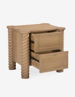 Treccia Nightstand By Gillian Segal For Moe's -Lulu Andgeorgia Shop BB 1031 24 TrecciadiagRopen silo