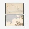 Summer Skies Wall Art (Set Of 2) -Lulu Andgeorgia Shop BKT 20 0102 Set