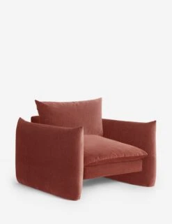 Banks Accent Chair -Lulu Andgeorgia Shop BanksAccentChair TerracottaLinen L04715012291 Product