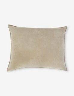 Bianca Velvet Oversized Pillow By Pom Pom At Home -Lulu Andgeorgia Shop Biancanaturalbigpillowcopy