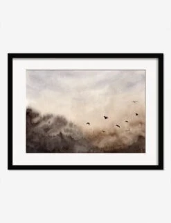 Bird Landscape Print By Renata Tot Ivezić 10 Bird Landscape Print By Renata Tot Ivezić -Lulu Andgeorgia Shop BirdLandscapeBlackFrame