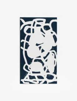 Seville Abstract Wall Art By ZBC House -Lulu Andgeorgia Shop Blue Blue 30 x53.5 L04727785099