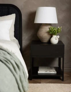 Dana Nightstand 19 Dana Nightstand -Lulu Andgeorgia Shop BrookeBed Black Queen A0654291 3659 1