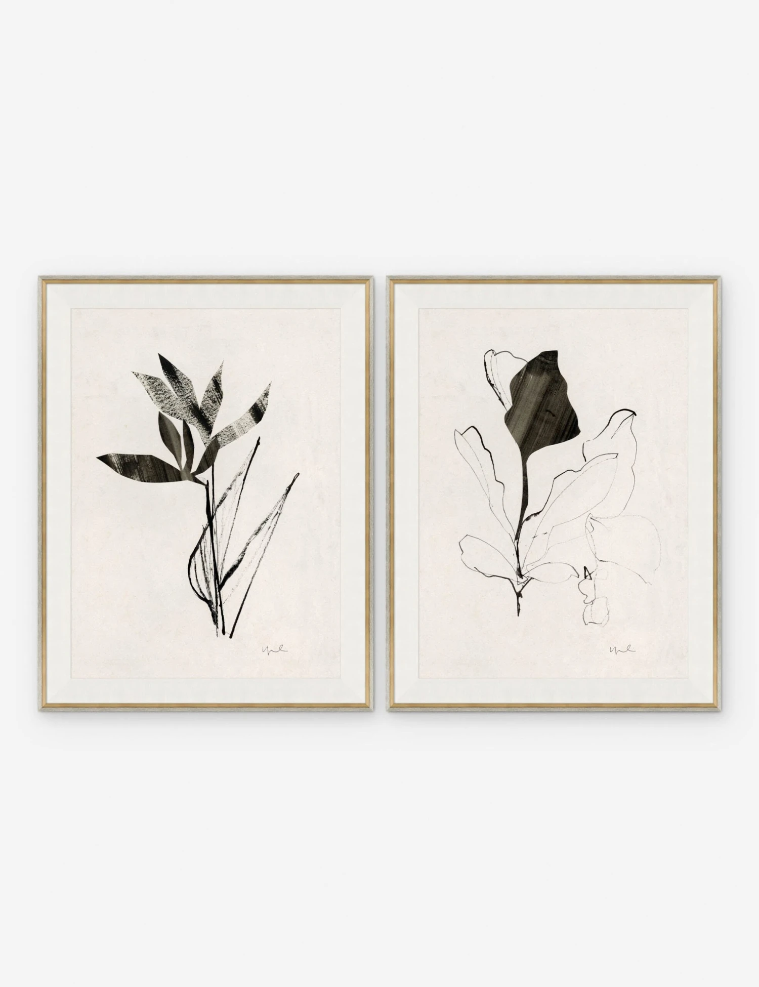 Noir I & II Print By Yuki Osada (Set Of 2) 1 Noir I & II Print By Yuki Osada (Set Of 2)