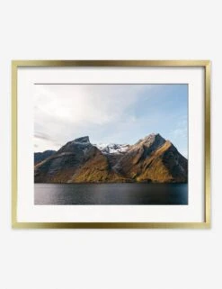 Fjords Photography Print By Carley Rudd 15 Fjords Photography Print By Carley Rudd -Lulu Andgeorgia Shop CarleyRuddFjordsGoldFramedPrint