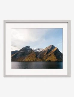 Fjords Photography Print By Carley Rudd 12 Fjords Photography Print By Carley Rudd -Lulu Andgeorgia Shop CarleyRuddFjordsSilverFramedPrint