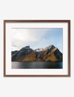 Fjords Photography Print By Carley Rudd 13 Fjords Photography Print By Carley Rudd -Lulu Andgeorgia Shop CarleyRuddFjordsWalnutFramedPrint