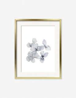 Frozen Leaves Print By Céline Nordenhed -Lulu Andgeorgia Shop CelineFrozenPetalsGoldFrame