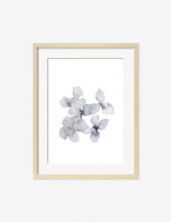 Frozen Leaves Print By Céline Nordenhed -Lulu Andgeorgia Shop CelineFrozenPetalsNaturalFrame