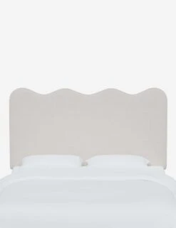 Clementine Headboard -Lulu Andgeorgia Shop ClementineHeadboard SnowVelvet 1431FTTNSNW 1