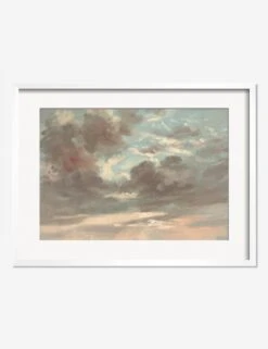 Cloud Study, Stormy Sunset Print By John Constable -Lulu Andgeorgia Shop CloudStudyStormySunsetWhiteMatted