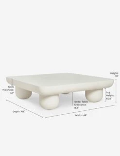Clouded Square Coffee Table By Sarah Sherman Samuel -Lulu Andgeorgia Shop CloudedCoffeeTable 3641
