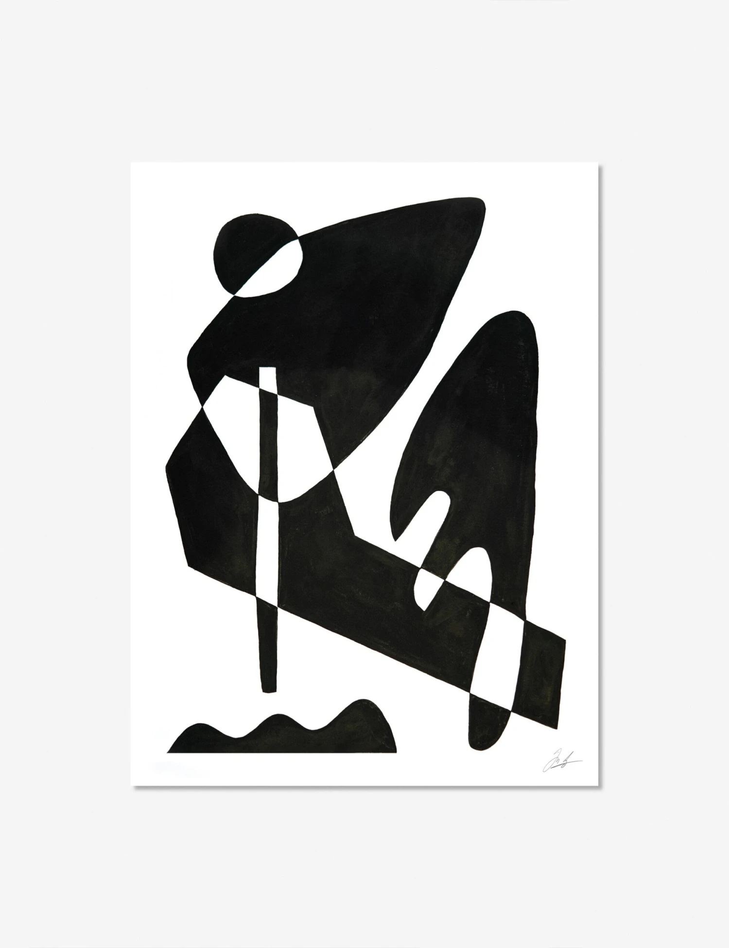 Contrasts Black Print By Jan SkácelÃk 2 Contrasts Black Print By Jan SkácelÃk - Image 2