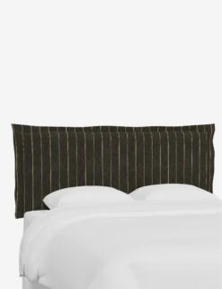 Elara Headboard -Lulu Andgeorgia Shop ElaraHeadboard PeppercornStripe 812QFRTPPR 1 SITECROP