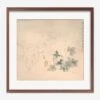 Flower Study 1 Print By Yun Bing -Lulu Andgeorgia Shop FlowerStudy 1WalnutMatted