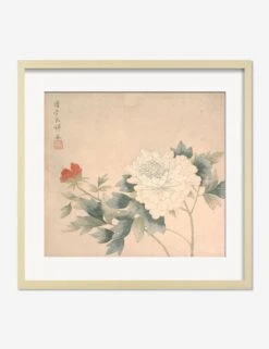 Flower Study 2 Print By Yun Bing -Lulu Andgeorgia Shop FlowerStudy 2NaturalMatted