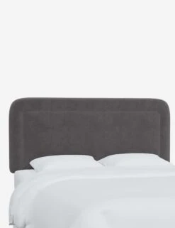 Gwendolyn Headboard -Lulu Andgeorgia Shop GwendolynHeadboard SteelVelvet 1451FTTNSTL