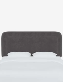 Gwendolyn Headboard -Lulu Andgeorgia Shop GwendolynHeadboard SteelVelvet 1451FTTNSTL 1