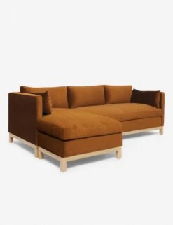 Hollingworth Sectional Sofa By Ginny Macdonald -Lulu Andgeorgia Shop Hollingsworth Sectional Velvet Cognac 2 LAF