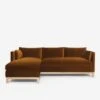 Hollingworth Sectional Sofa By Ginny Macdonald 13 Hollingworth Sectional Sofa By Ginny Macdonald -Lulu Andgeorgia Shop Hollingsworth Sectional Velvet Cognac LAF