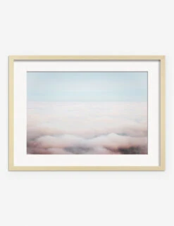 Dream Clouds Photography Print By Ingrid Beddoes -Lulu Andgeorgia Shop IngridDreamCloudsNaturalFrame