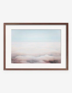 Dream Clouds Photography Print By Ingrid Beddoes -Lulu Andgeorgia Shop IngridDreamCloudsWalnutFrame