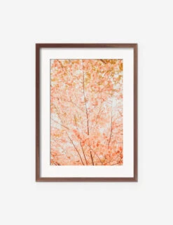 Pastel Fall Tree Photography Print By Ingrid Beddoes -Lulu Andgeorgia Shop IngridPastelFallTreeWalnutFrame