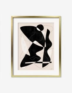 Intricate Black Print By Jan SkÃ¡celÃ­k -Lulu Andgeorgia Shop IntricateGoldFrame