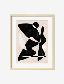 Intricate Black Print By Jan SkÃ¡celÃ­k -Lulu Andgeorgia Shop IntricateNaturalFrame