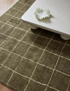 Irregular Grid Rug By Sarah Sherman Samuel -Lulu Andgeorgia Shop IrregularGridRug Khaki 9761