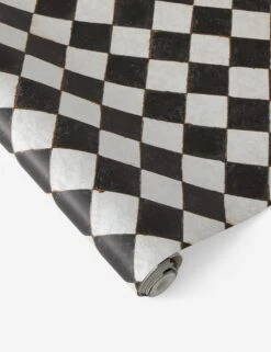 Vintage Check Textured Peel + Stick Wallpaper By Jeremiah Brent -Lulu Andgeorgia Shop JB4215 contrast vintage check peel stick wallpaper roll L G