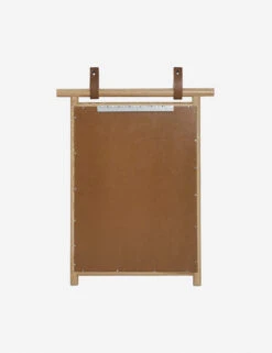 Kendyl Leather Strap Mirror -Lulu Andgeorgia Shop KendylWallMirror 4987
