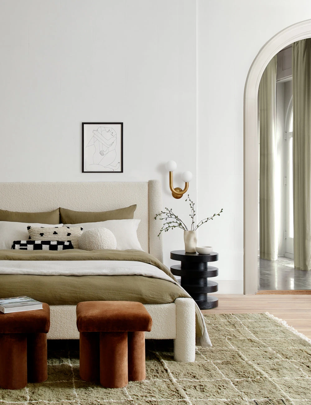 Irregular Checkerboard Bolster Pillow By Sarah Sherman Samuel 3 Irregular Checkerboard Bolster Pillow By Sarah Sherman Samuel - Image 3